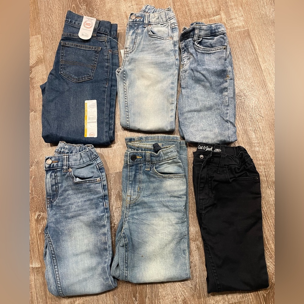 Cat & Jack Kids' Jeans - Blue and Black Variety
